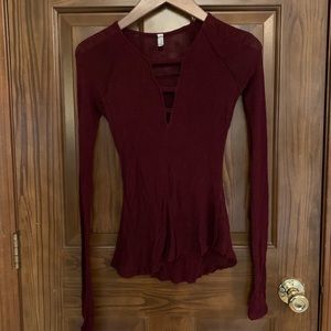 Free people intimately layering top